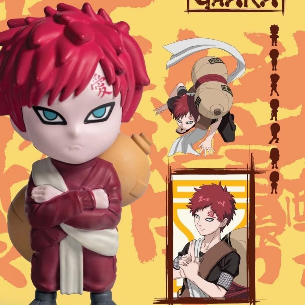 NARUTO X BURGER KING Kids Meal Toy Gaara SEALED